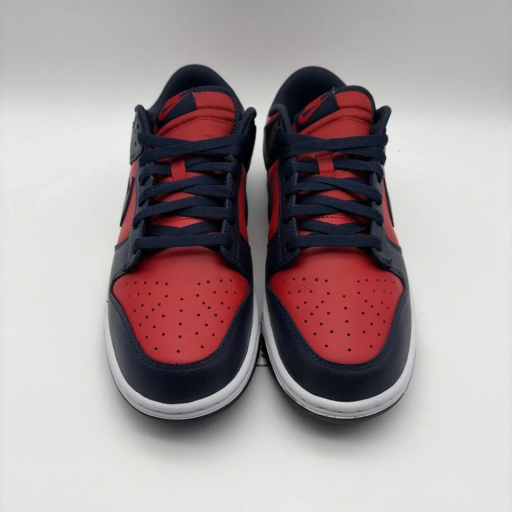 Size 11 - Nike Dunk Retro 2024 Low Navy Red (dv0833-601)